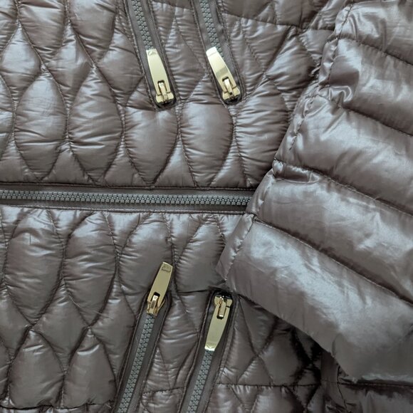 Nordstrom Via Spiga metallic puffer jacket - Picture 2 of 8